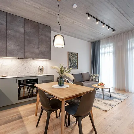 Brand New White Lotus Apartment 3 By Reside Baltic Vilnius Exterior photo