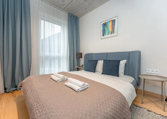 Brand New White Lotus Apartment 3 By Reside Baltic