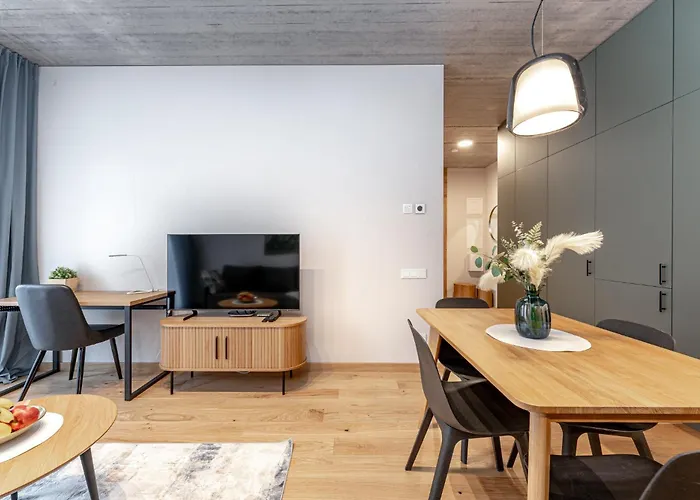 Brand New White Lotus Apartment 3 By Reside Baltic